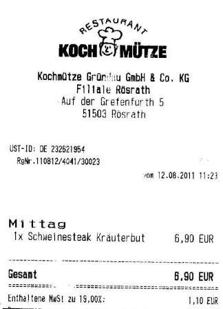 ntsf Hffner Kochmtze Restaurant